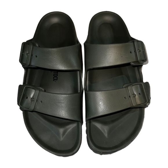 Unisex Birkenstock Arizona Eva Olive Green Sandals Size W 9 M 7.5 - Picture 6 of 10